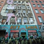 Polizei raeumt besetztes Haus in Berlin